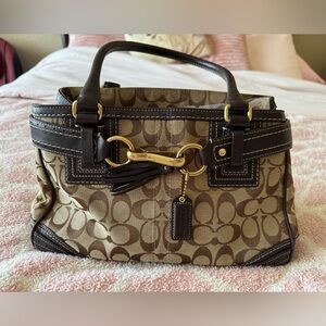 Coach Hampton Signature Carryall